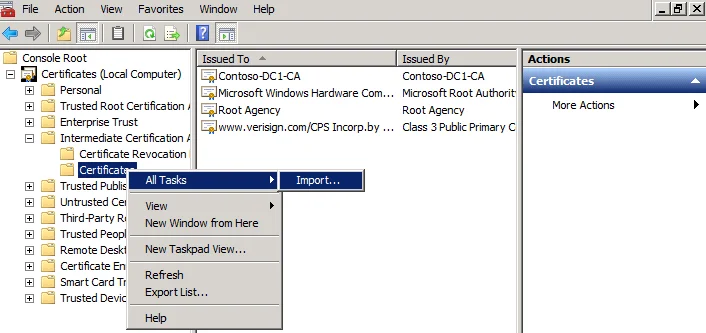 All Tasks Import Intermediate