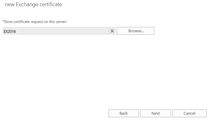 Store Csr On Server